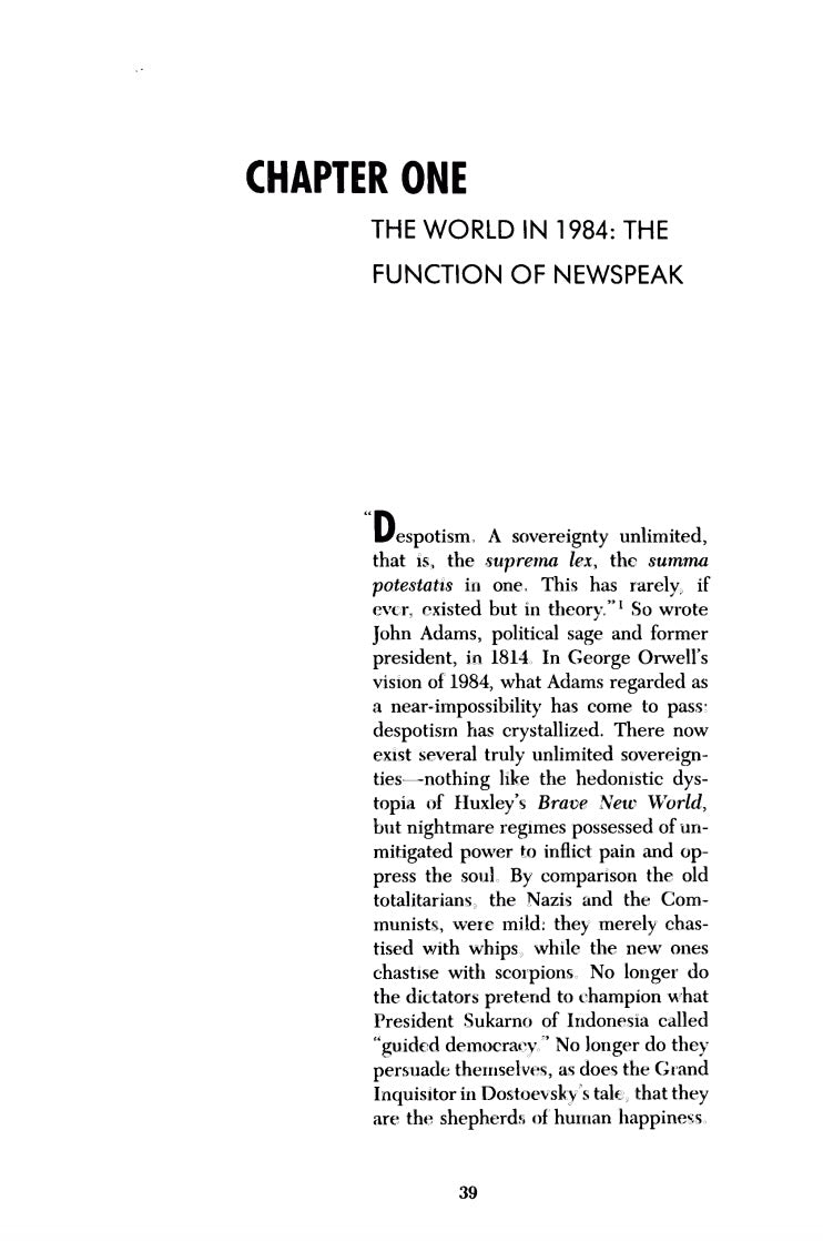 Totalitarian Language by John Wesley Young