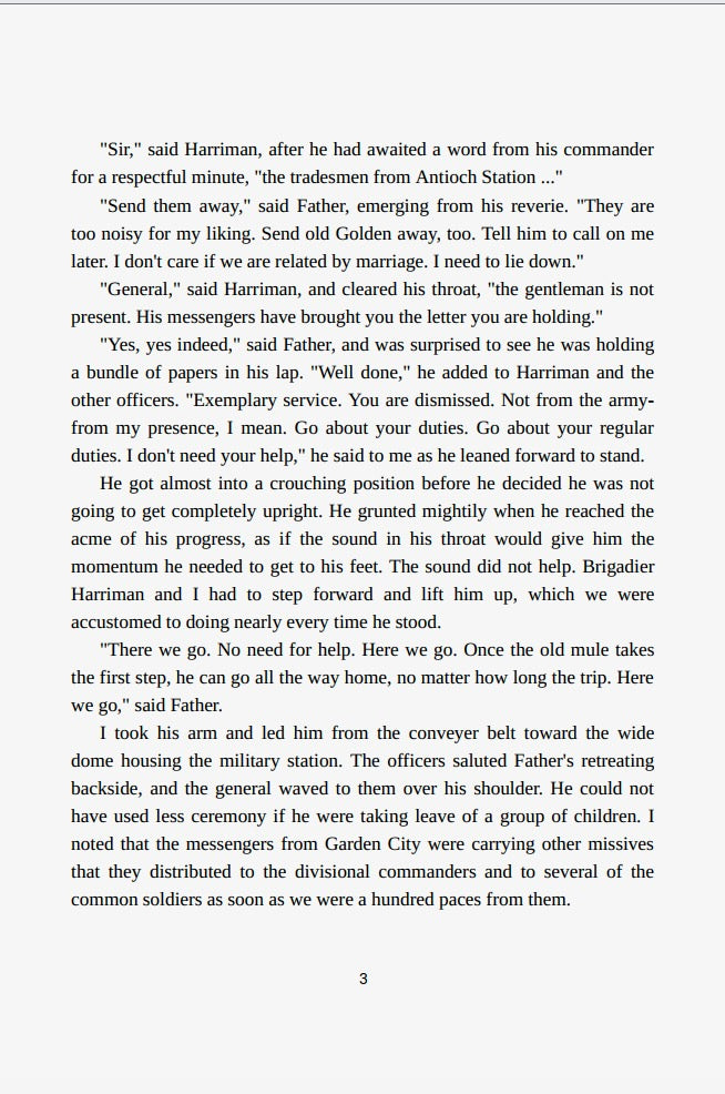 The Martian General's Daughter by Theodore Judson