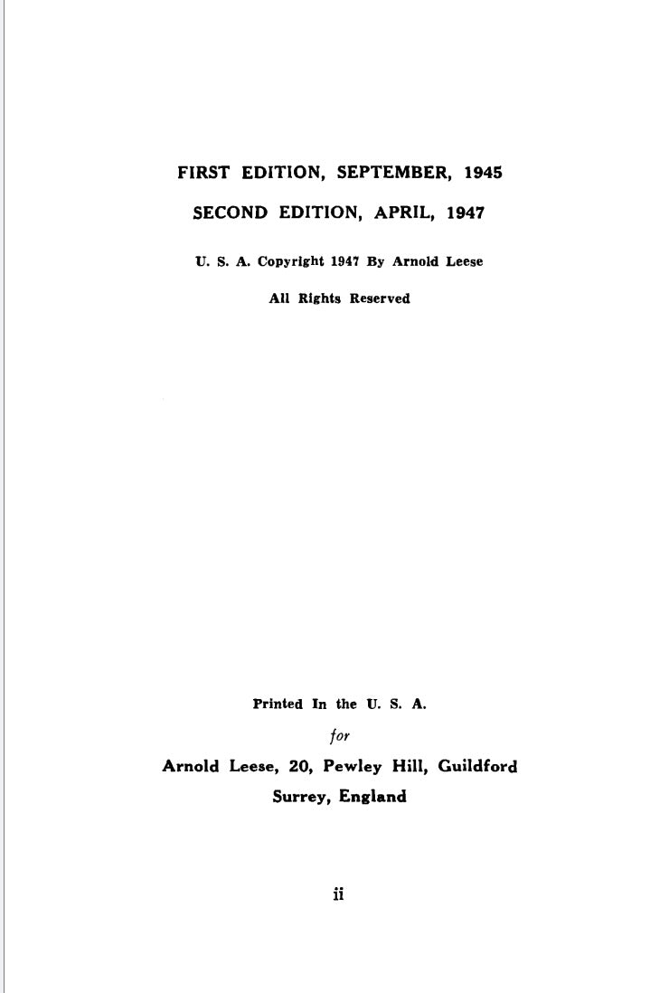The Jewish War of Survival by Arnold Leese