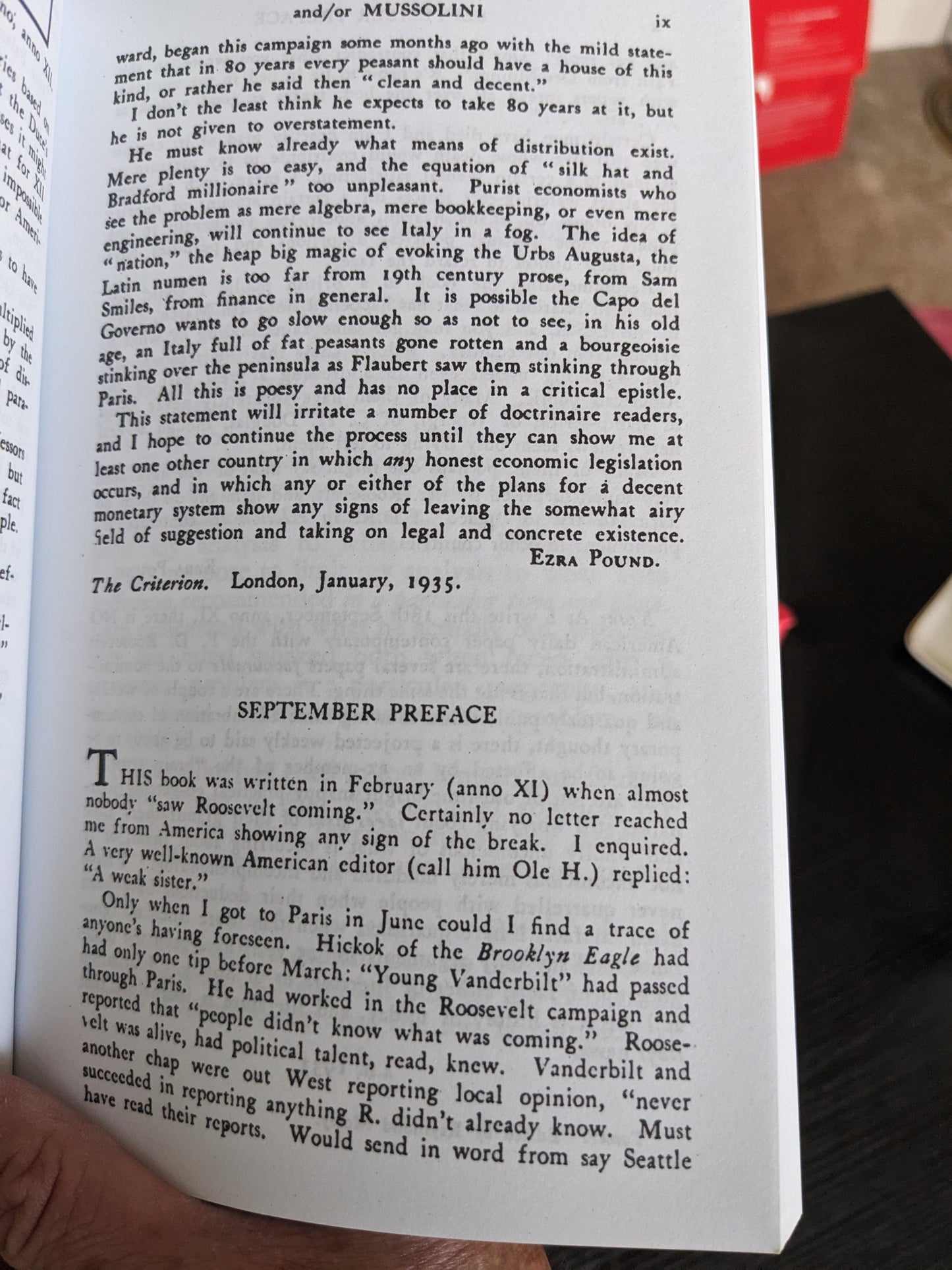 Jefferson and/or Mussolini by Ezra Pound