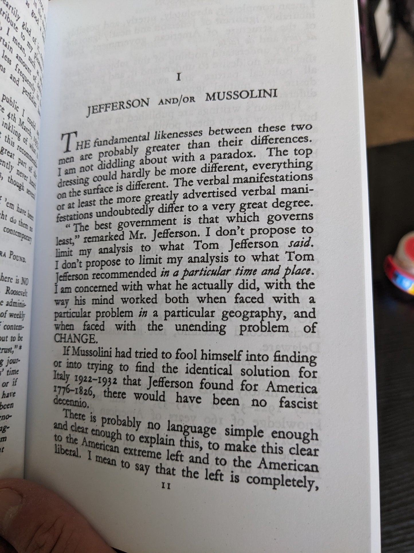 Jefferson and/or Mussolini by Ezra Pound