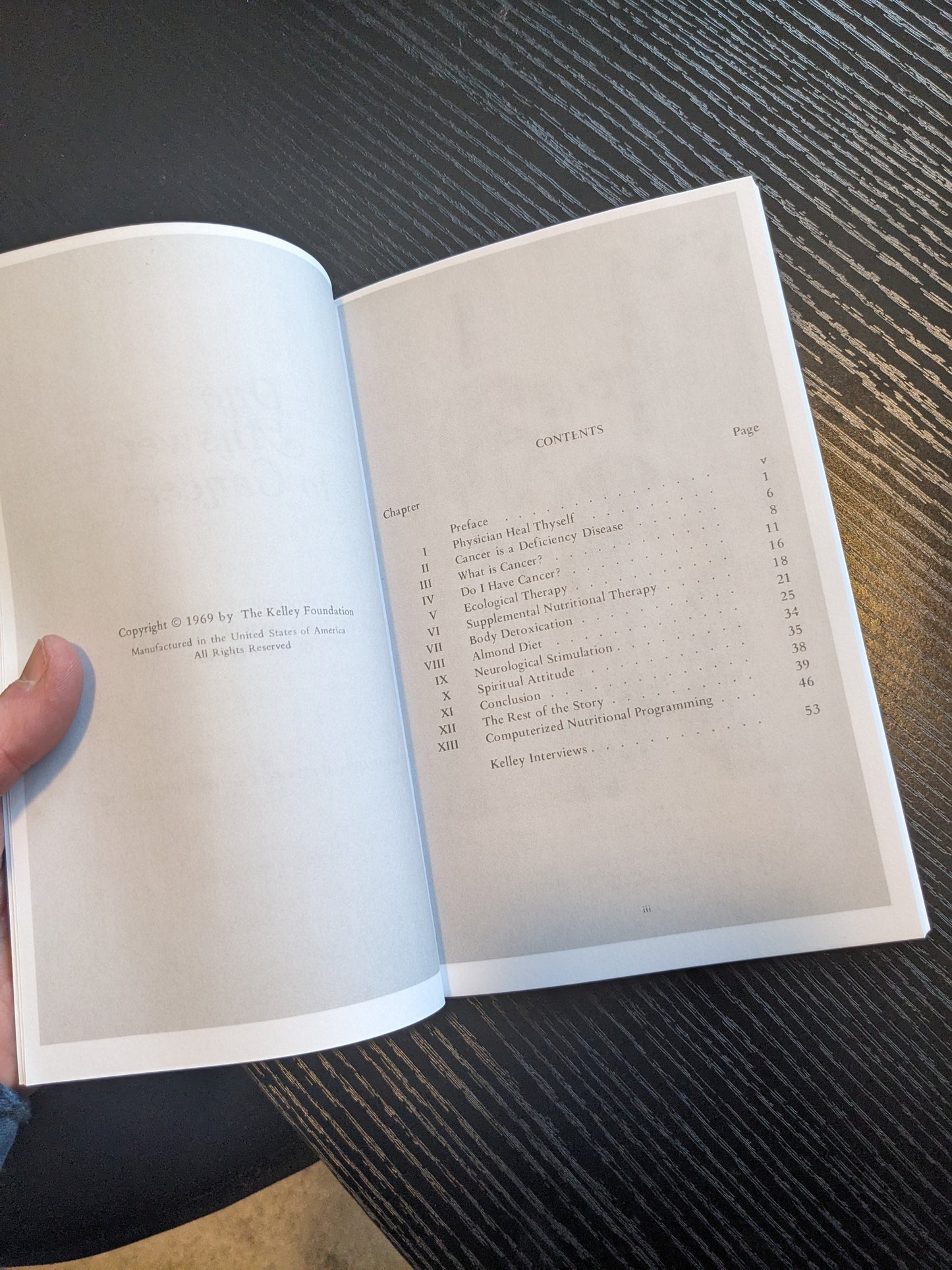 One Answer to Cancer by William Donald Kelley