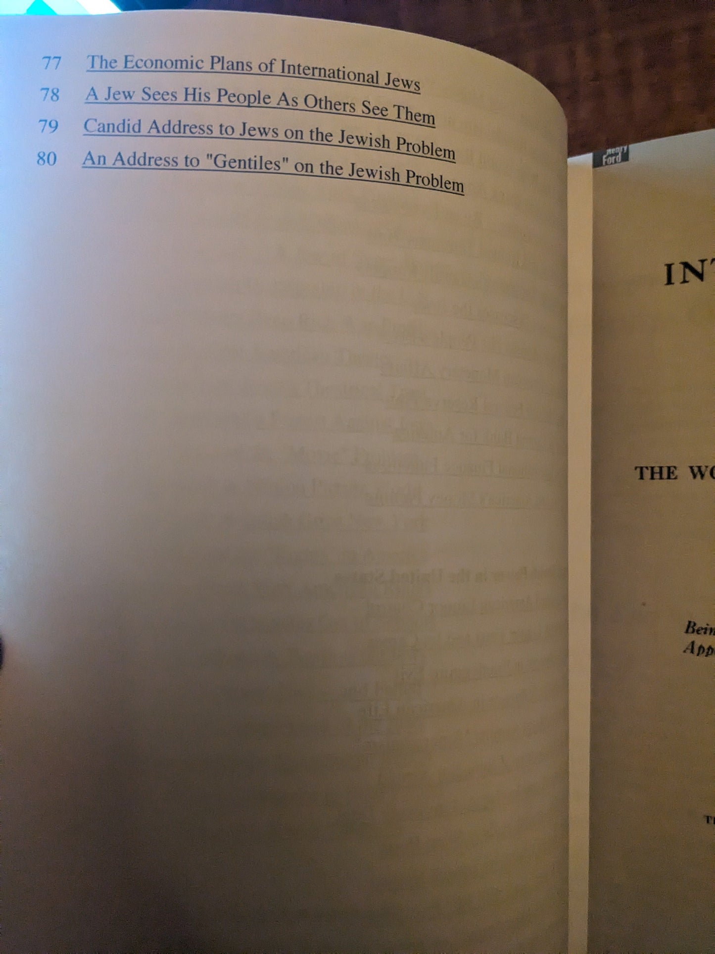 The International Jew (4 volumes combined) by Henry Ford