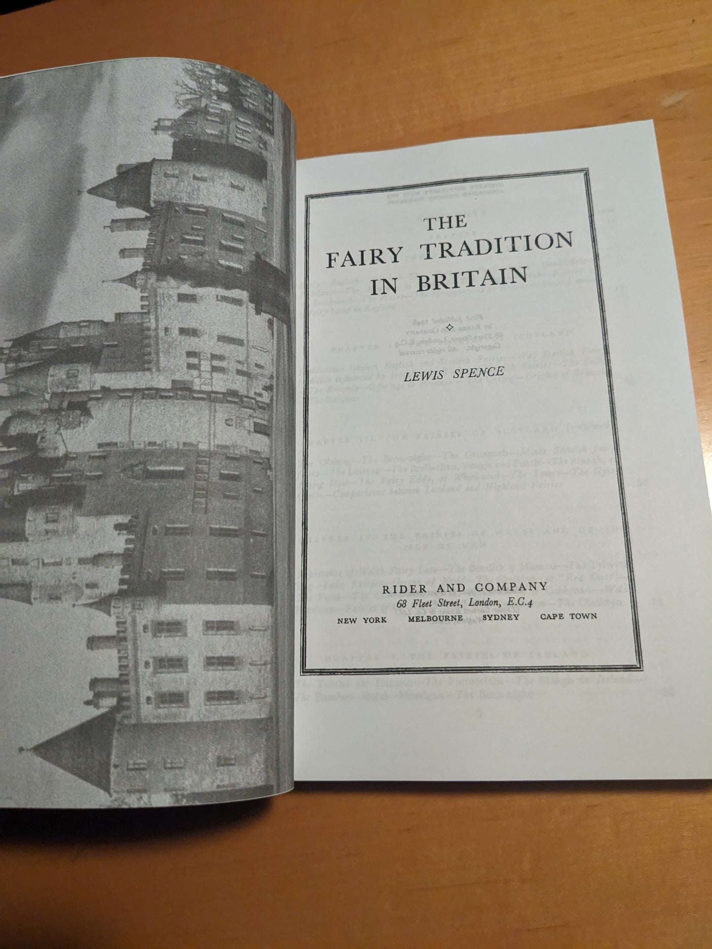 The Fairy Tradition in England, by Lewis Spence