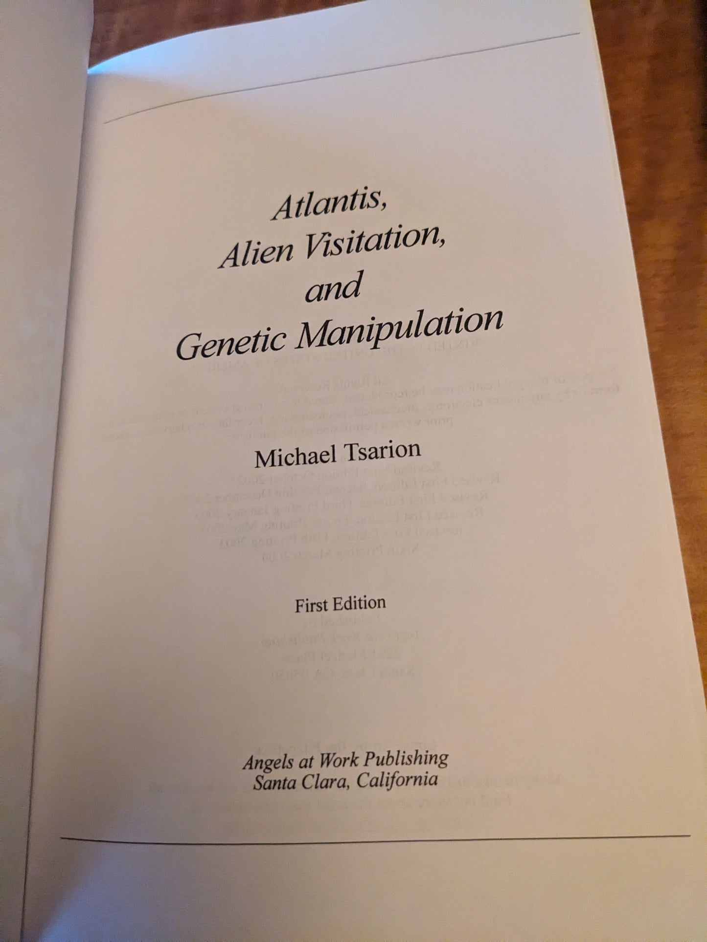 Atlantis, Alien Visitation, and Genetic Manipulation by Michael Tsarion