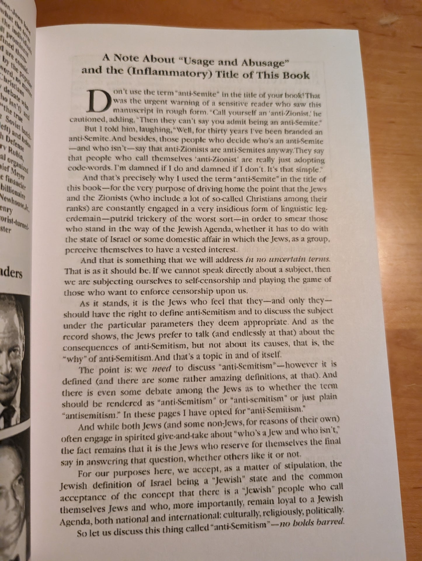 The Confessions of an Anti-Semite by Michael Collins Piper