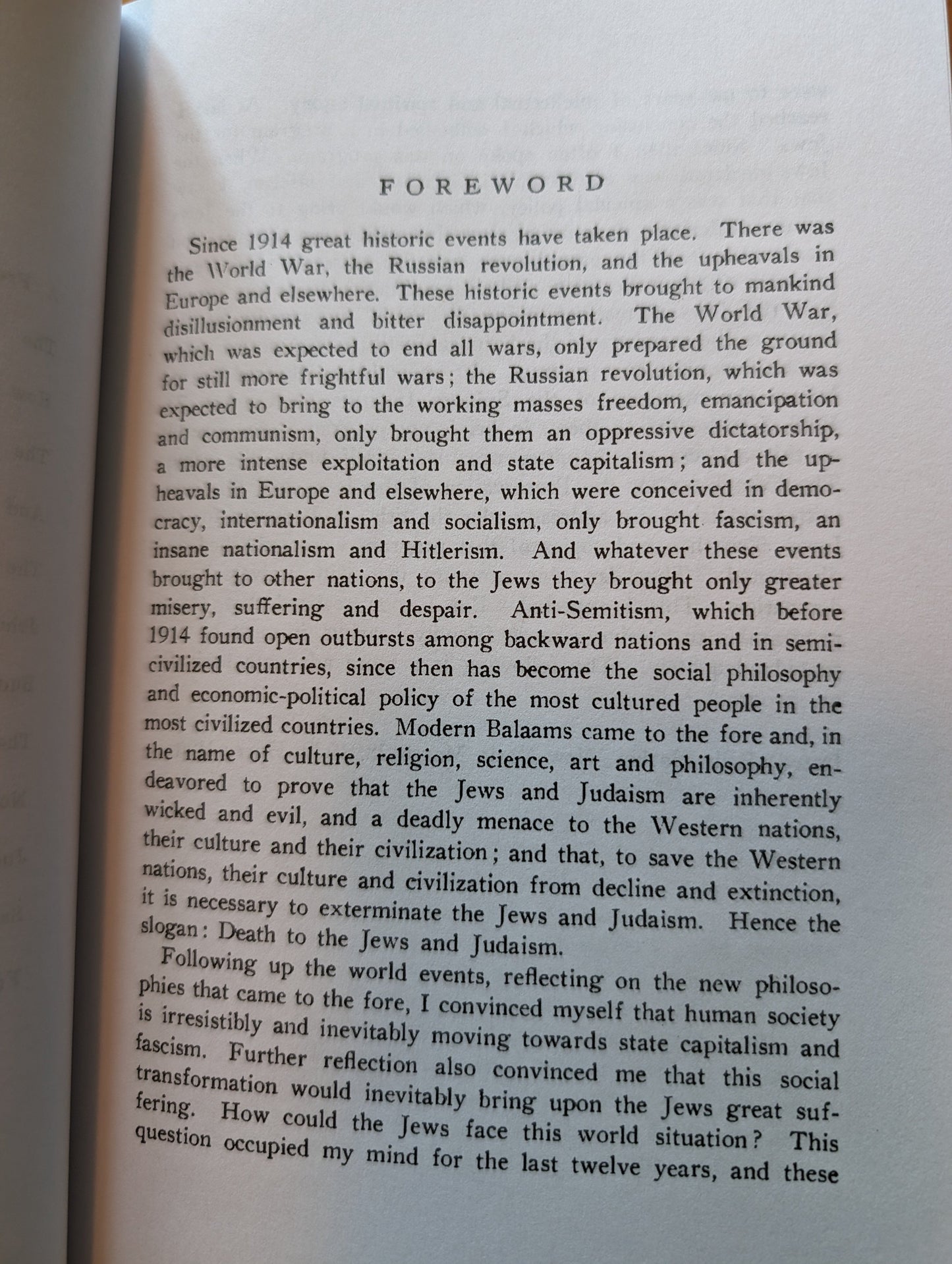 A Program for the Jews and an Answer to All Anti-Semites by Harry Waton