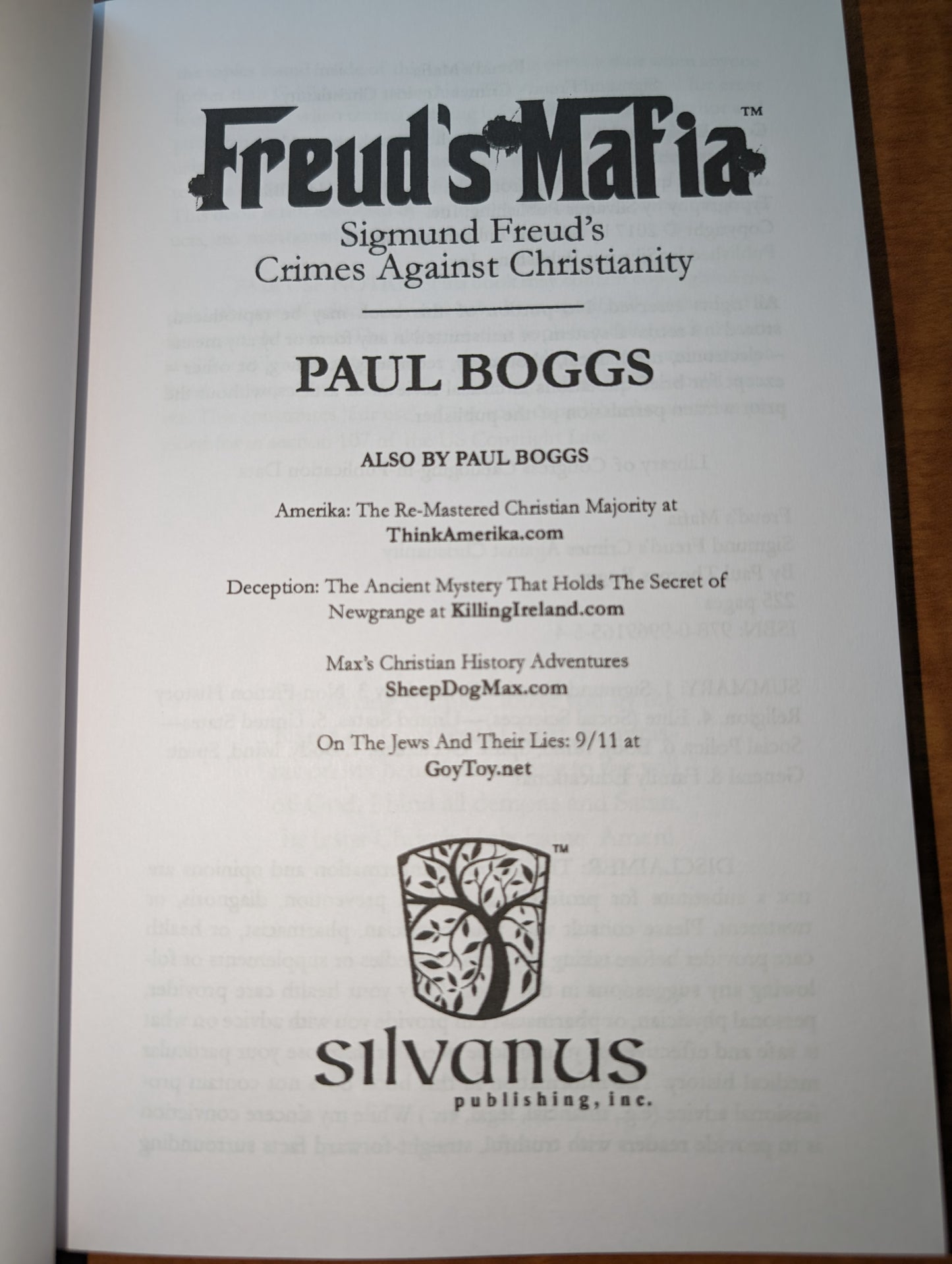 Freud's Mafia by Paul Thomas Boggs