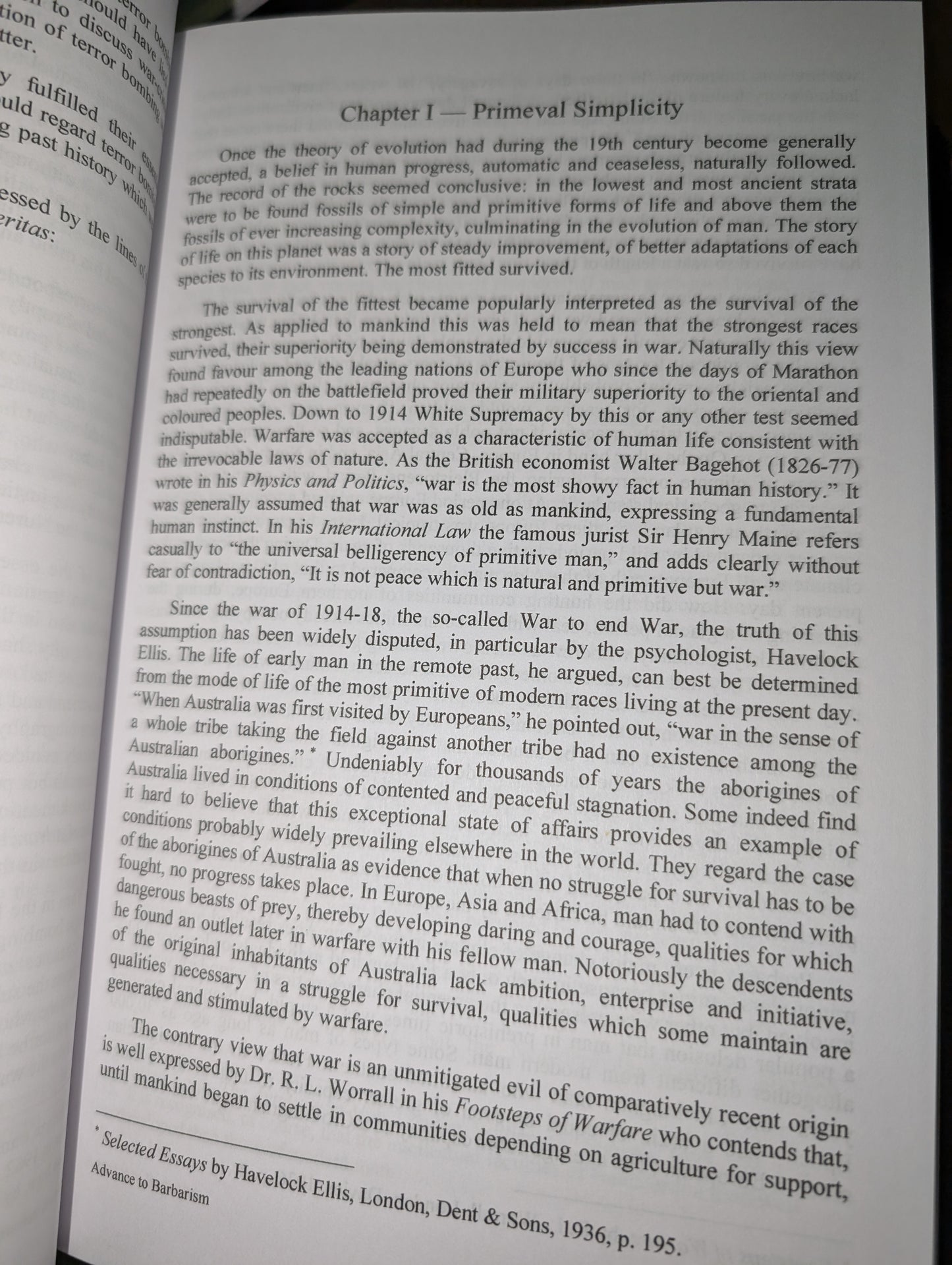 Advance to Barbarism by F.J.P. Veale