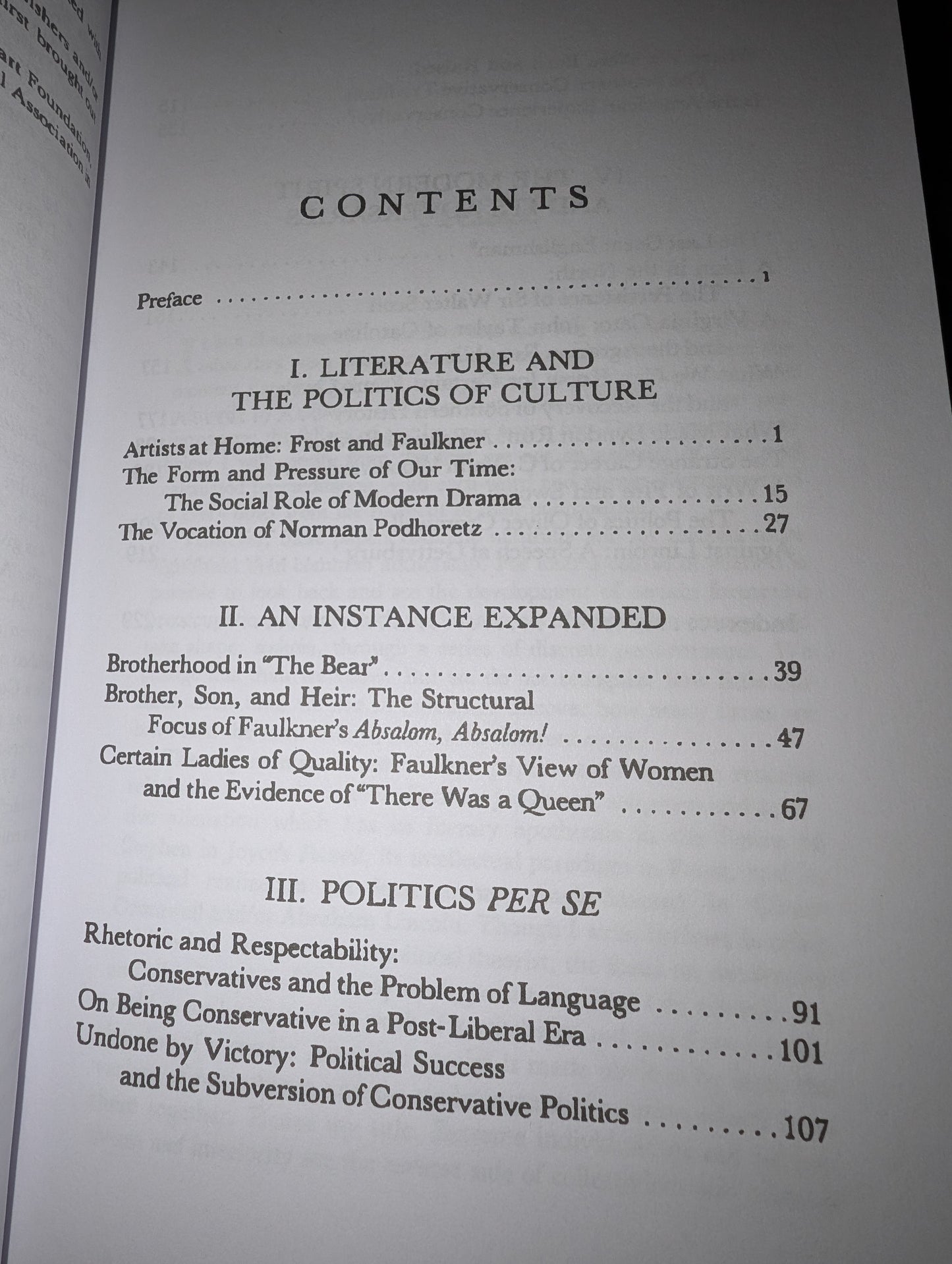 The Reactionary Imperative, by M. E. Bradford