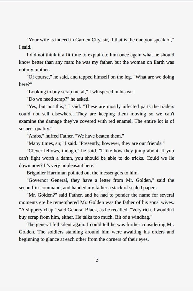 The Martian General's Daughter by Theodore Judson