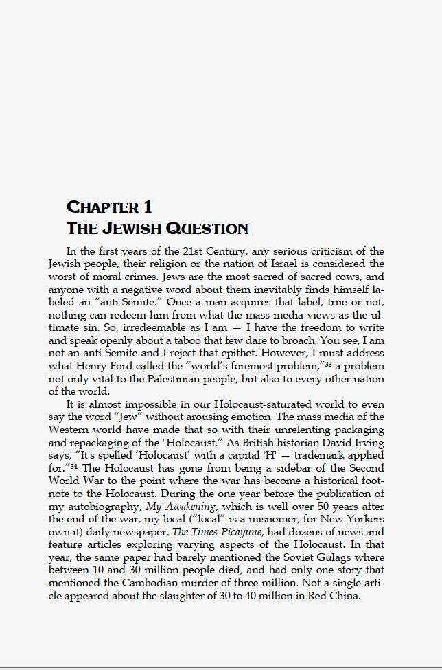 Jewish Supremacism by David Duke