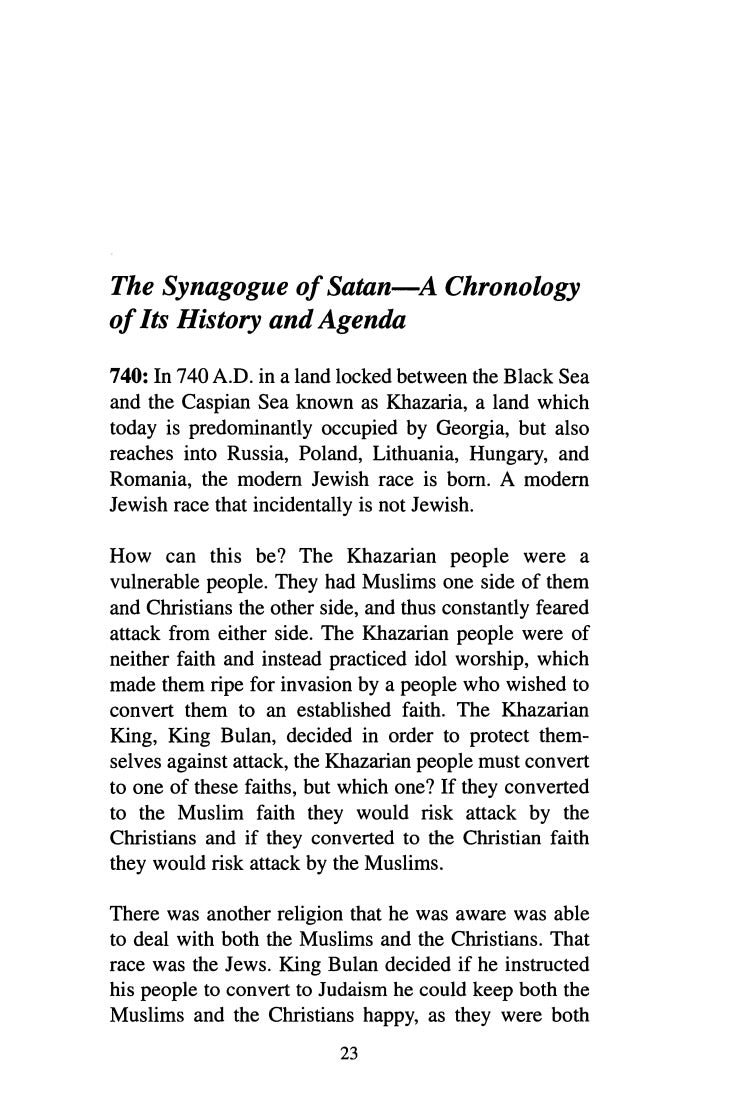The Synagogue of Satan by Andrew Carrington Hitchcock