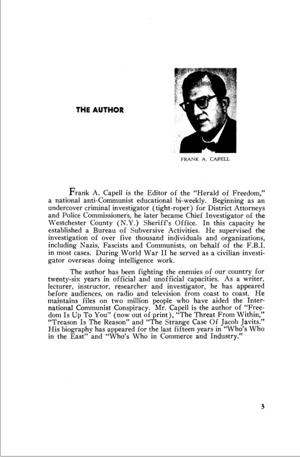 The Strange Death of Marilyn Monroe by Frank A. Capell