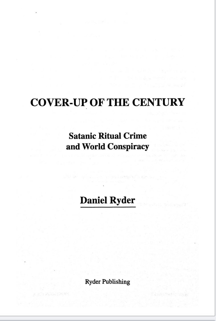 Cover-Up of the Century by Daniel Ryder