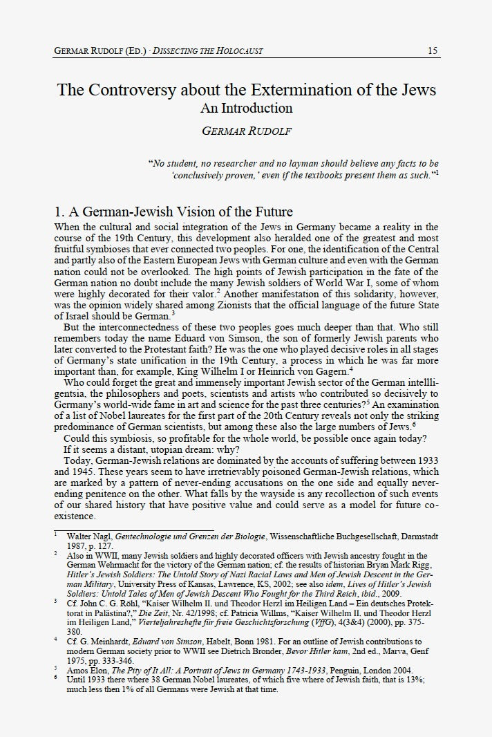 Dissecting the Holocaust by Germar Rudolf
