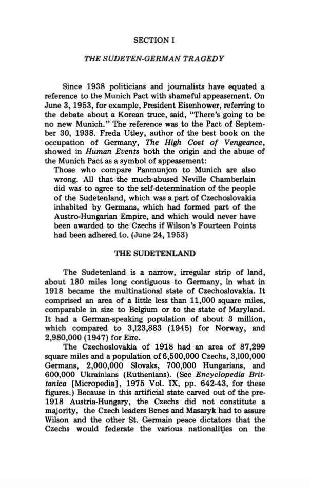 The Sudeten-German Tragedy by Austin J. App