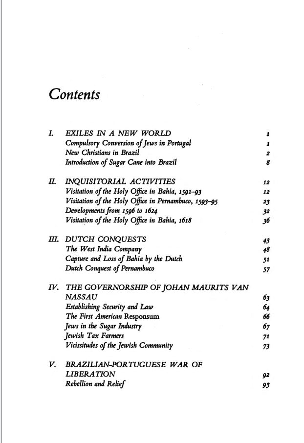 Jews in Colonial Brazil by Arnold Wiznitzer