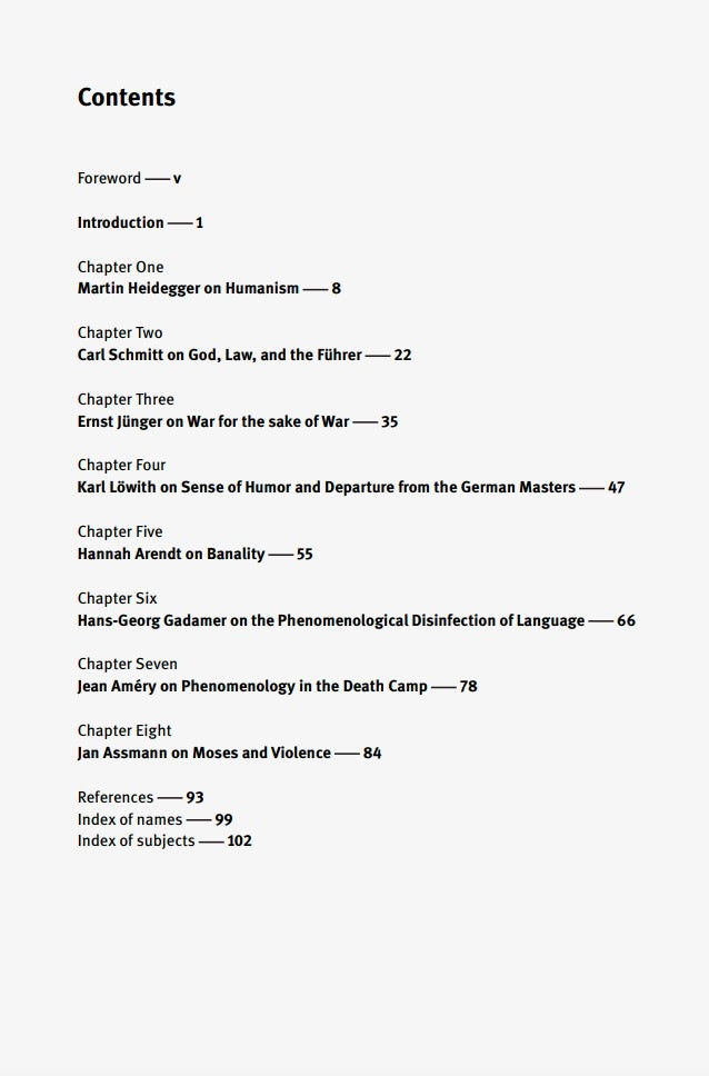 Thinking and Killing: Philosophical Discourse in the Shadow of the Third Reich by Alon Segev