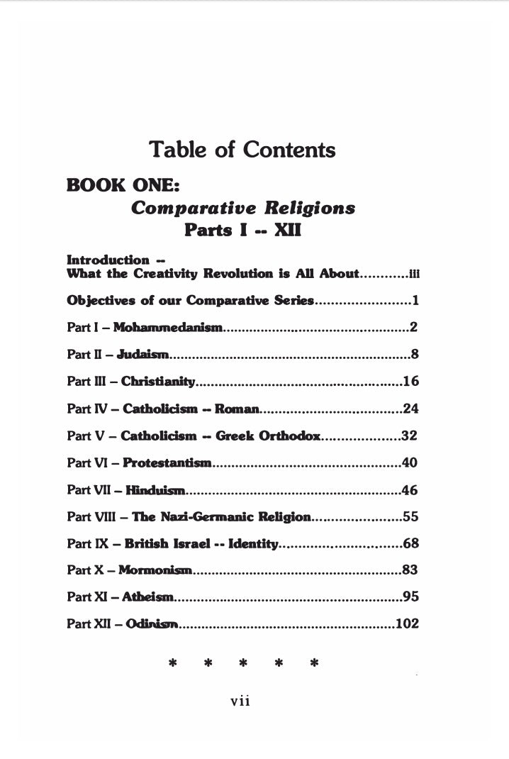A Revolution of Values Through Religion by Ben Klassen