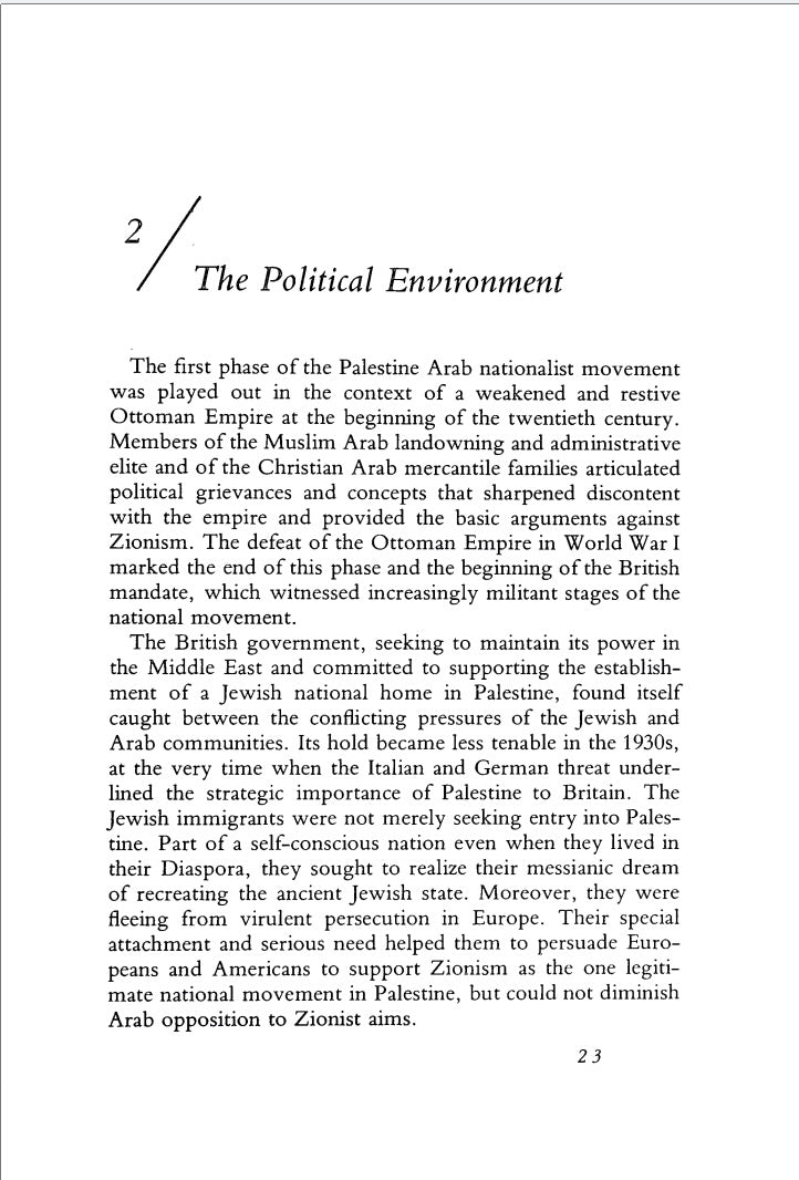 Arab Politics in Palestine, 1917-39 by Ann Mosely Lesch