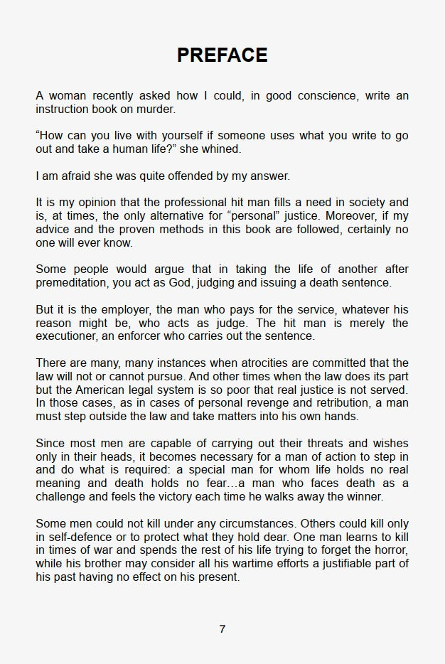 Hit Man: A Technical Manual for Independent Contractors by Rex Feral