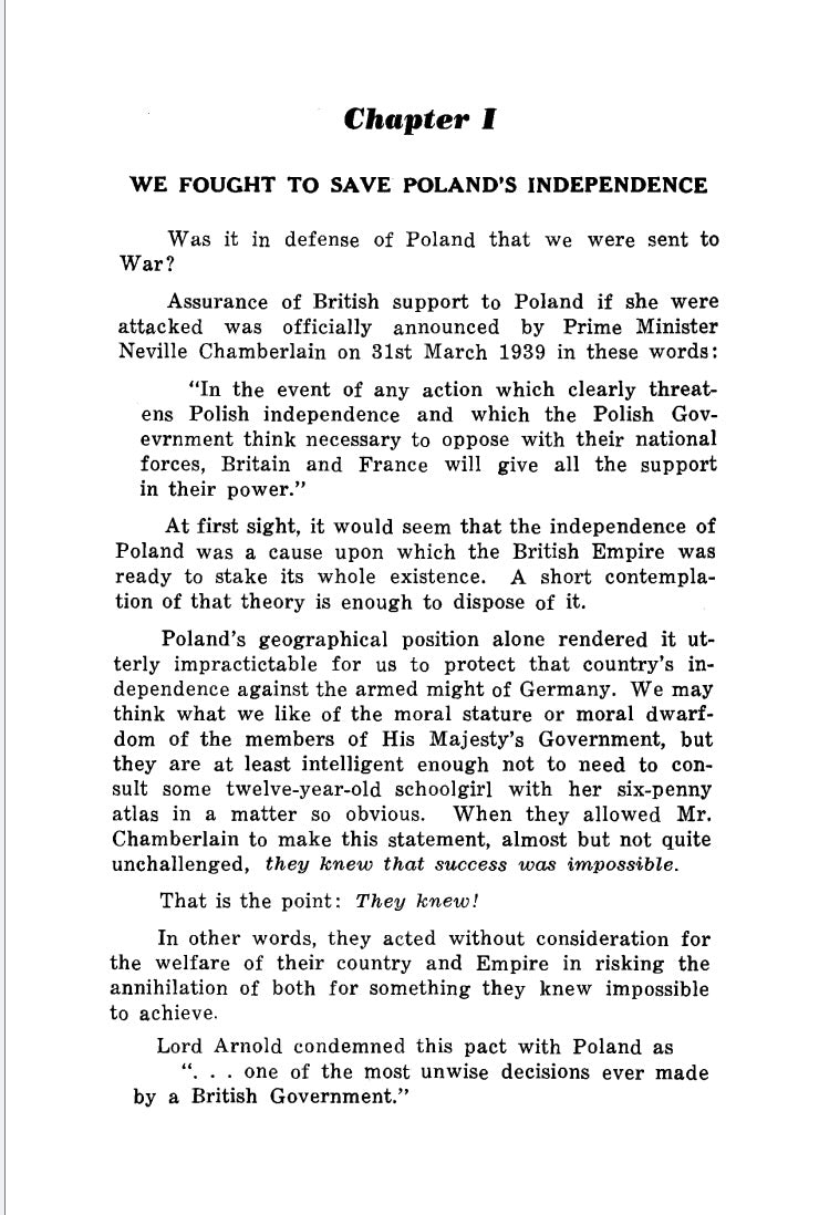 The Jewish War of Survival by Arnold Leese