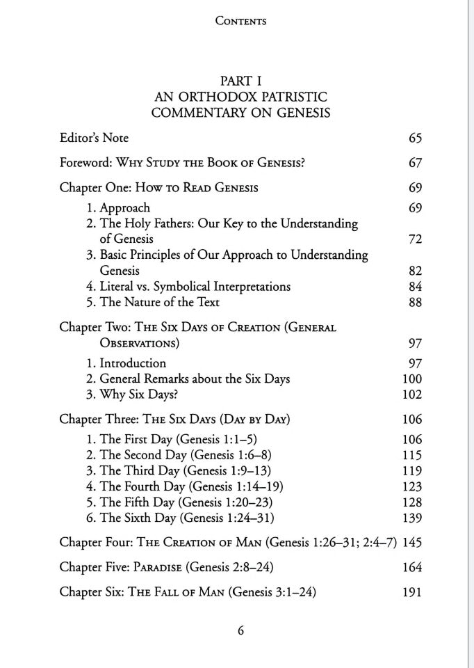 Genesis, Creation and Early Man by Seraphim Rose