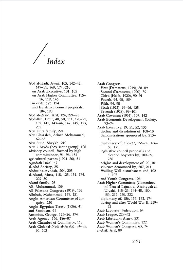 Arab Politics in Palestine, 1917-39 by Ann Mosely Lesch