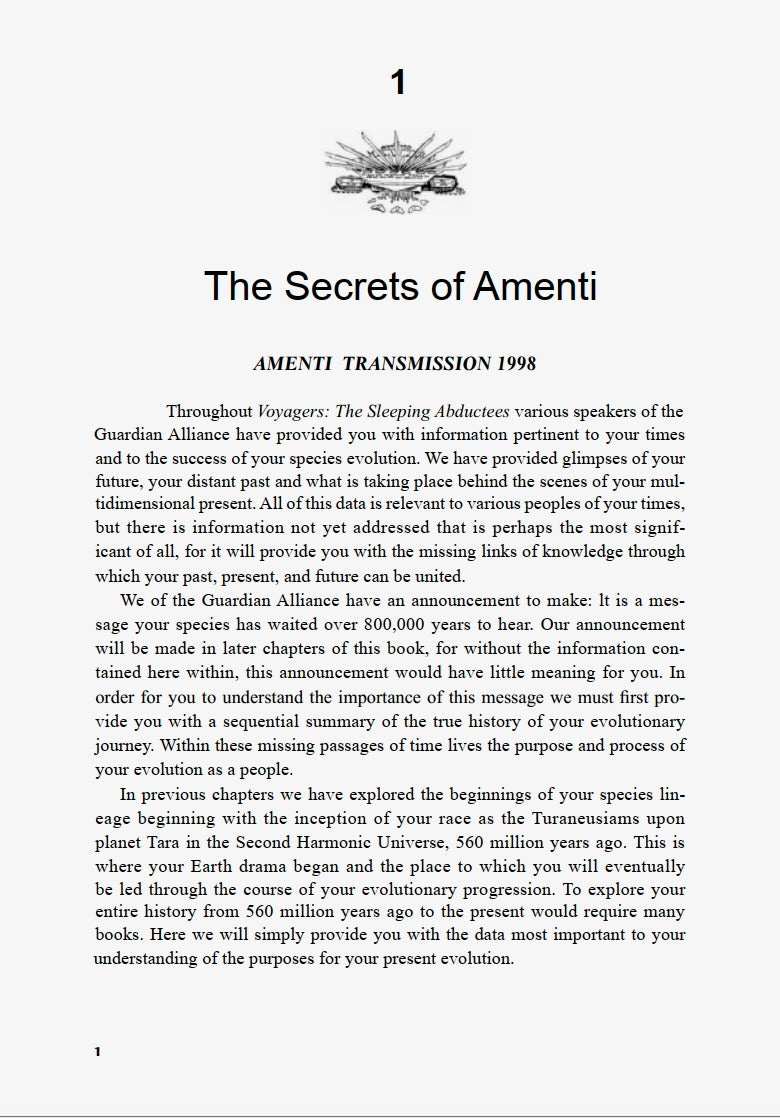 Voyagers II: Secrets of Amenti by Ashayana Deane