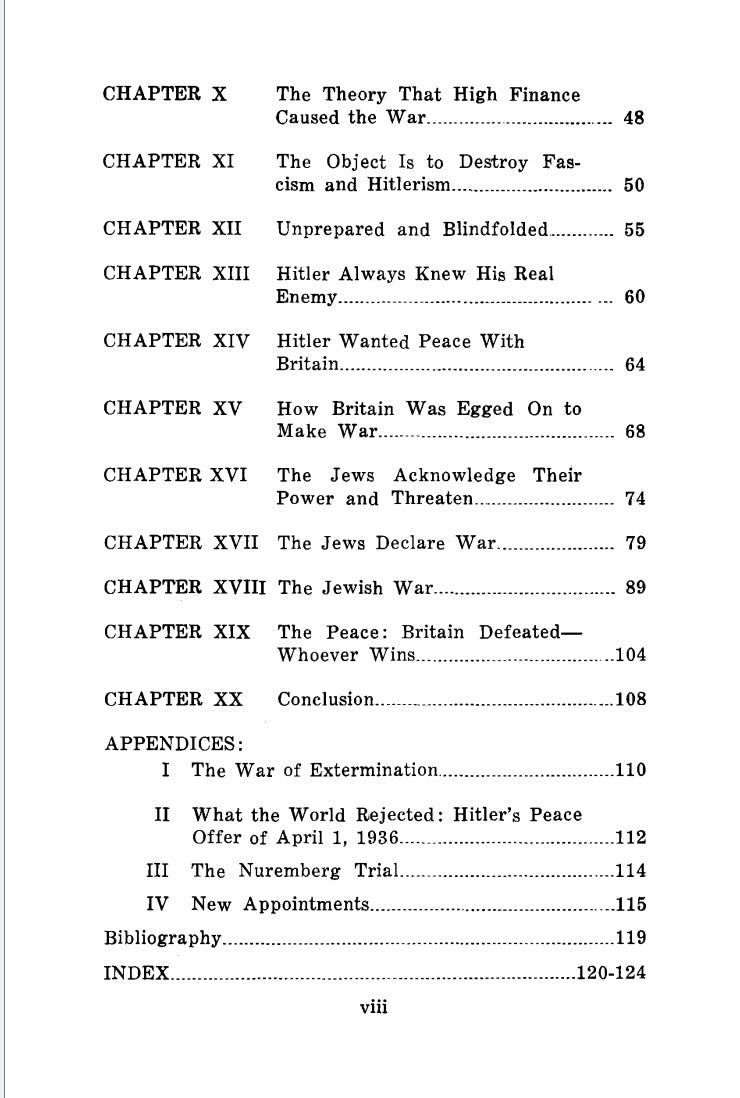 The Jewish War of Survival by Arnold Leese
