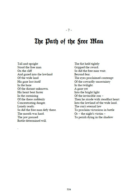 Kurt Eggers, the SS Warrior-Poet: Collected Writings