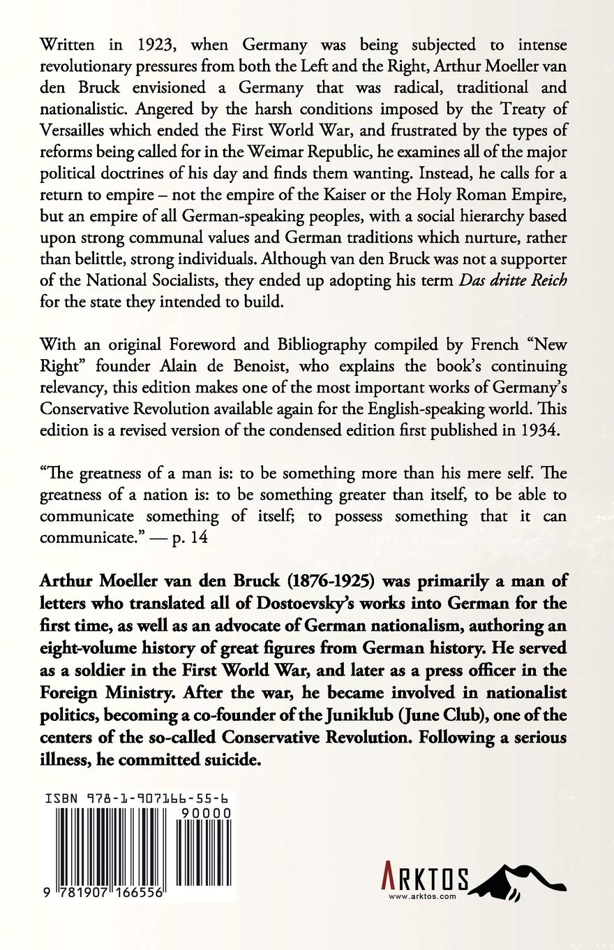 Germany's Third Empire by Arthur Moeller Van Den Bruck