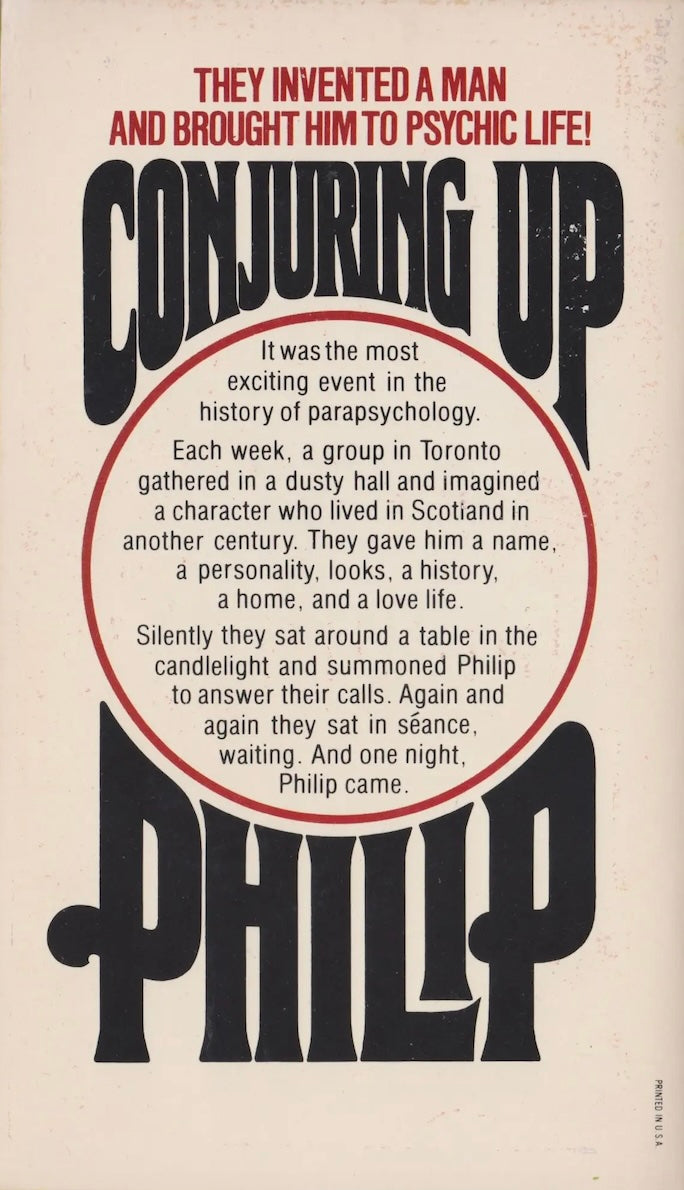 Conjuring Up Philip by Iris M. Owen with Margaret Sparrow