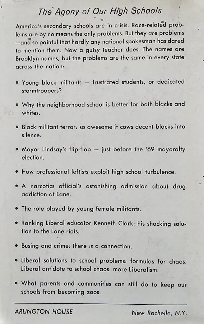 Race War in High School by Harold Saltzman