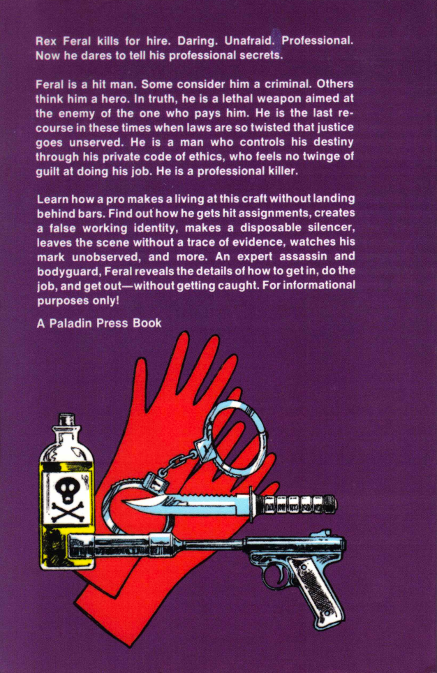 Hit Man: A Technical Manual for Independent Contractors by Rex Feral