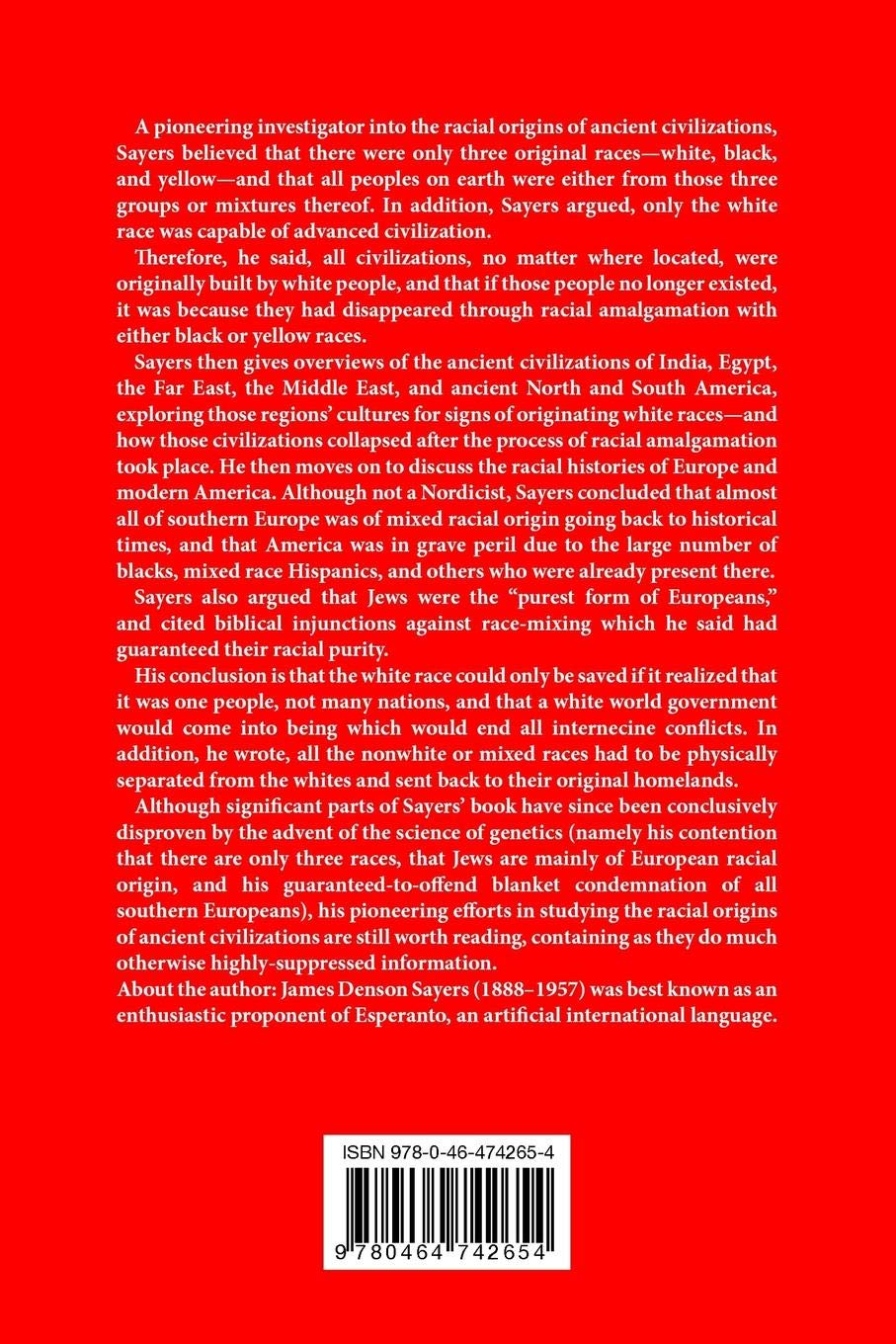 Can the White Race Survive? by James Denson Sayers