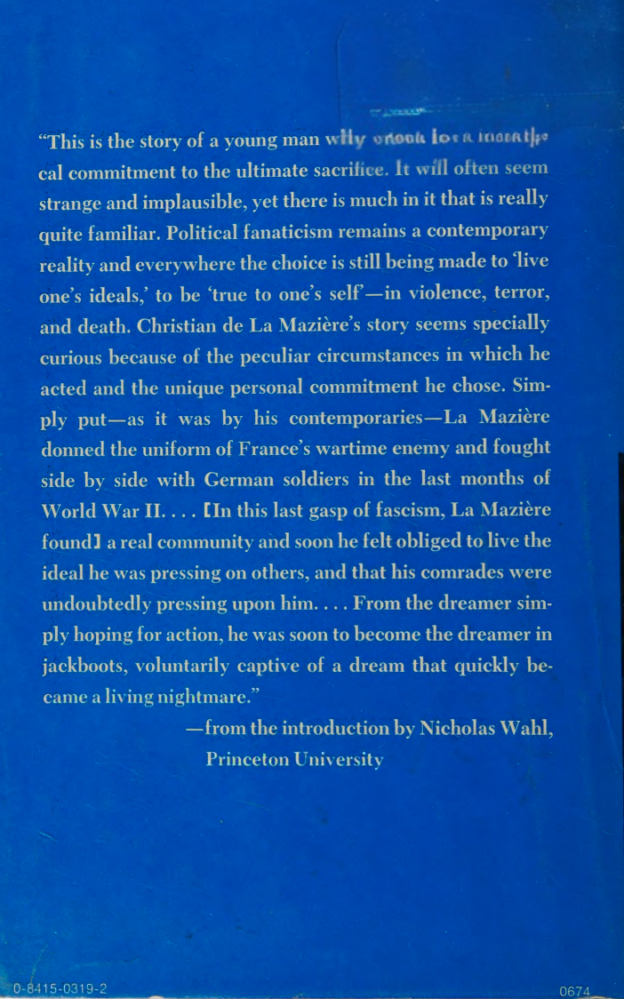 The Captive Dreamer by Christian de La Mazière