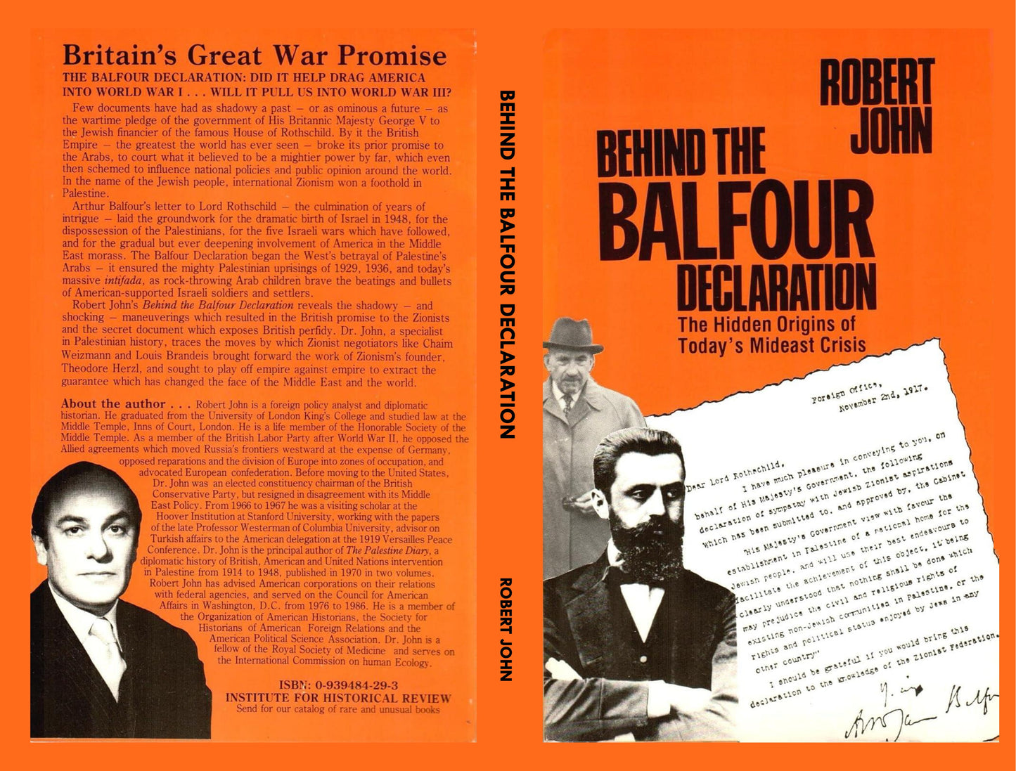 Behind the Balfour Declaration by Robert John