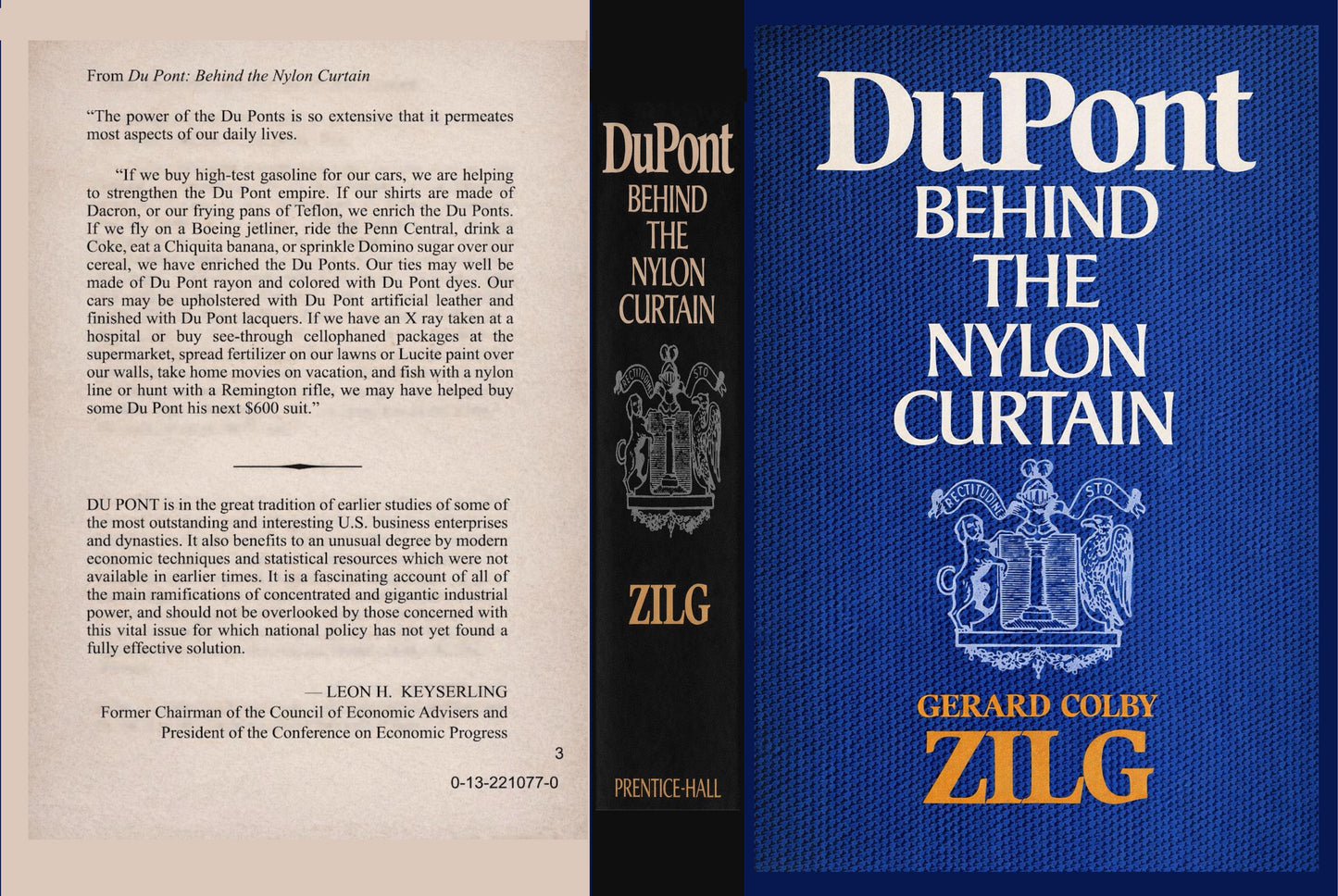DuPont: Behind the Nylon Curtain by Gerard Colby Zilg