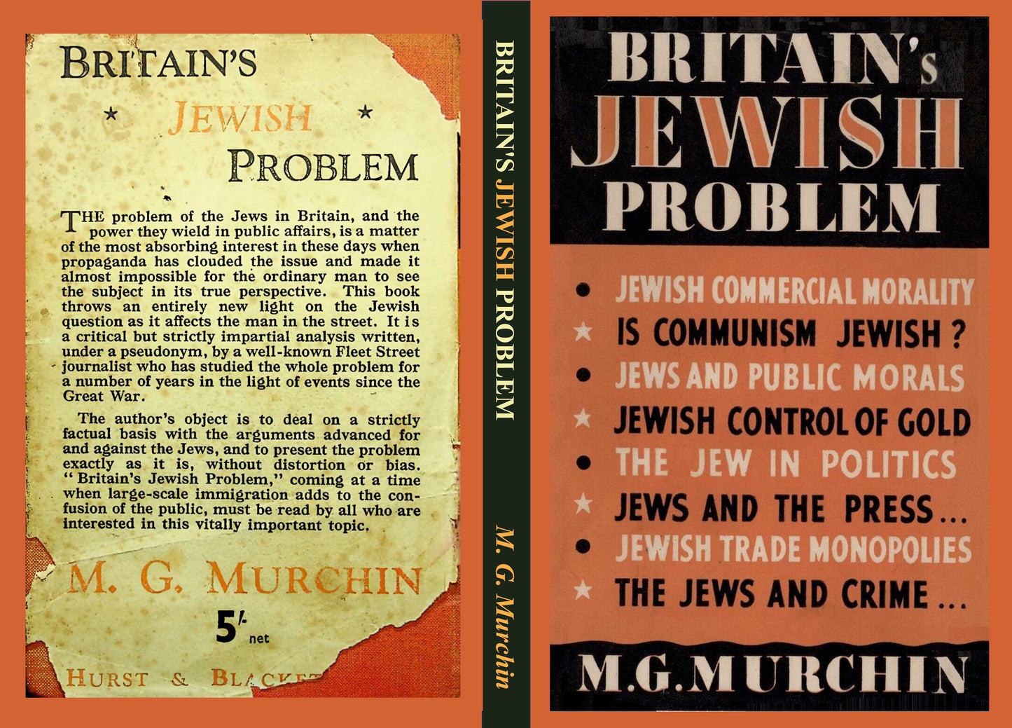 Britain's Jewish Problem by M. G. Murchin
