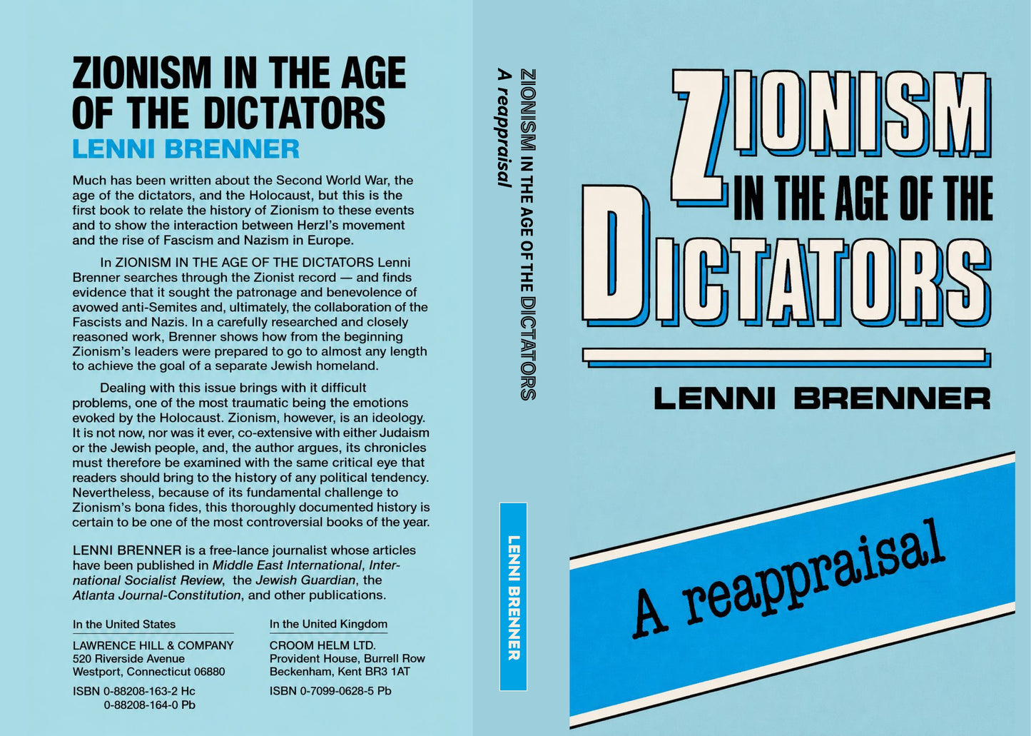 Zionism in the Age of Dictators: A Reappraisal by Lenni Brenner