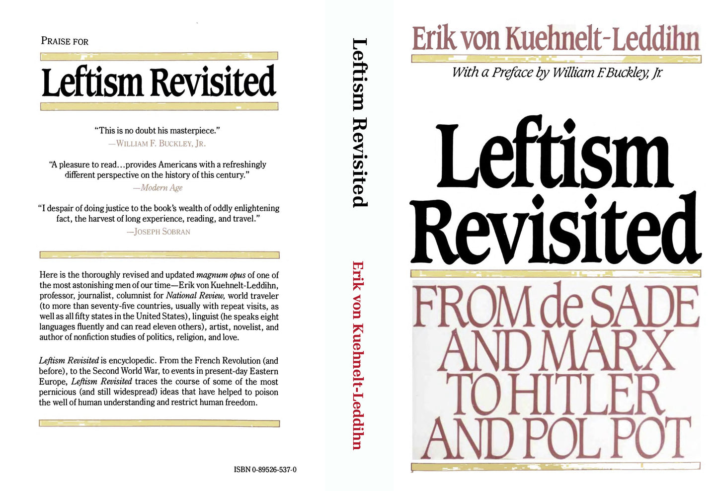 Leftism Revisited by Erik von Kuehnelt-Leddihn