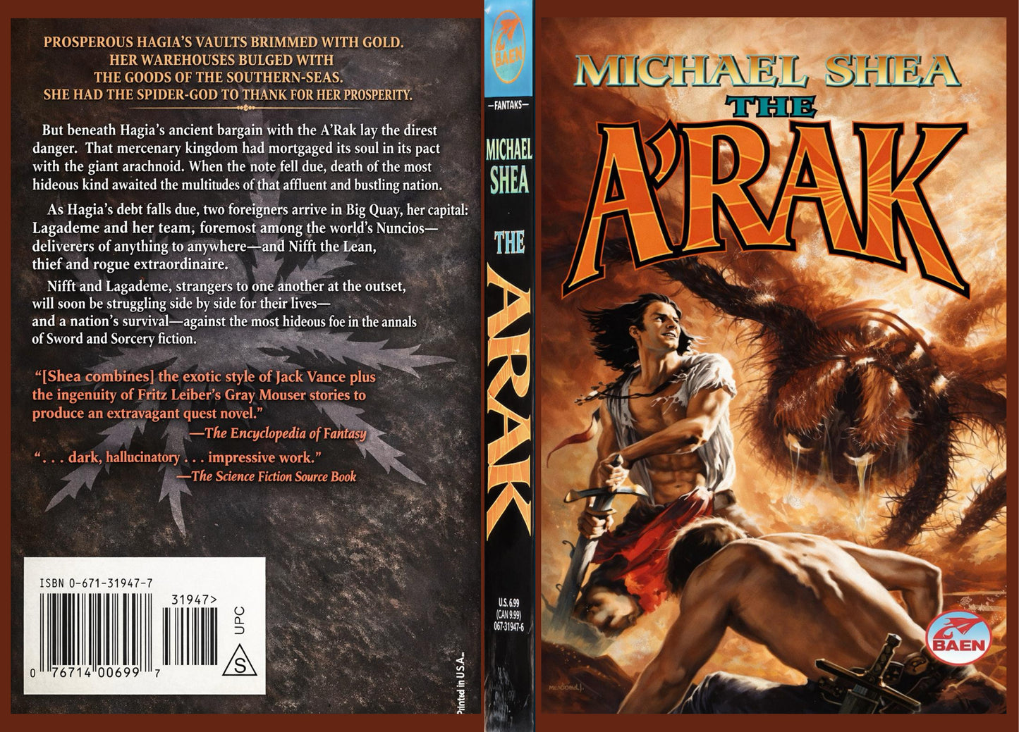 The A'Rak (Nifft #3) by Michael Shea