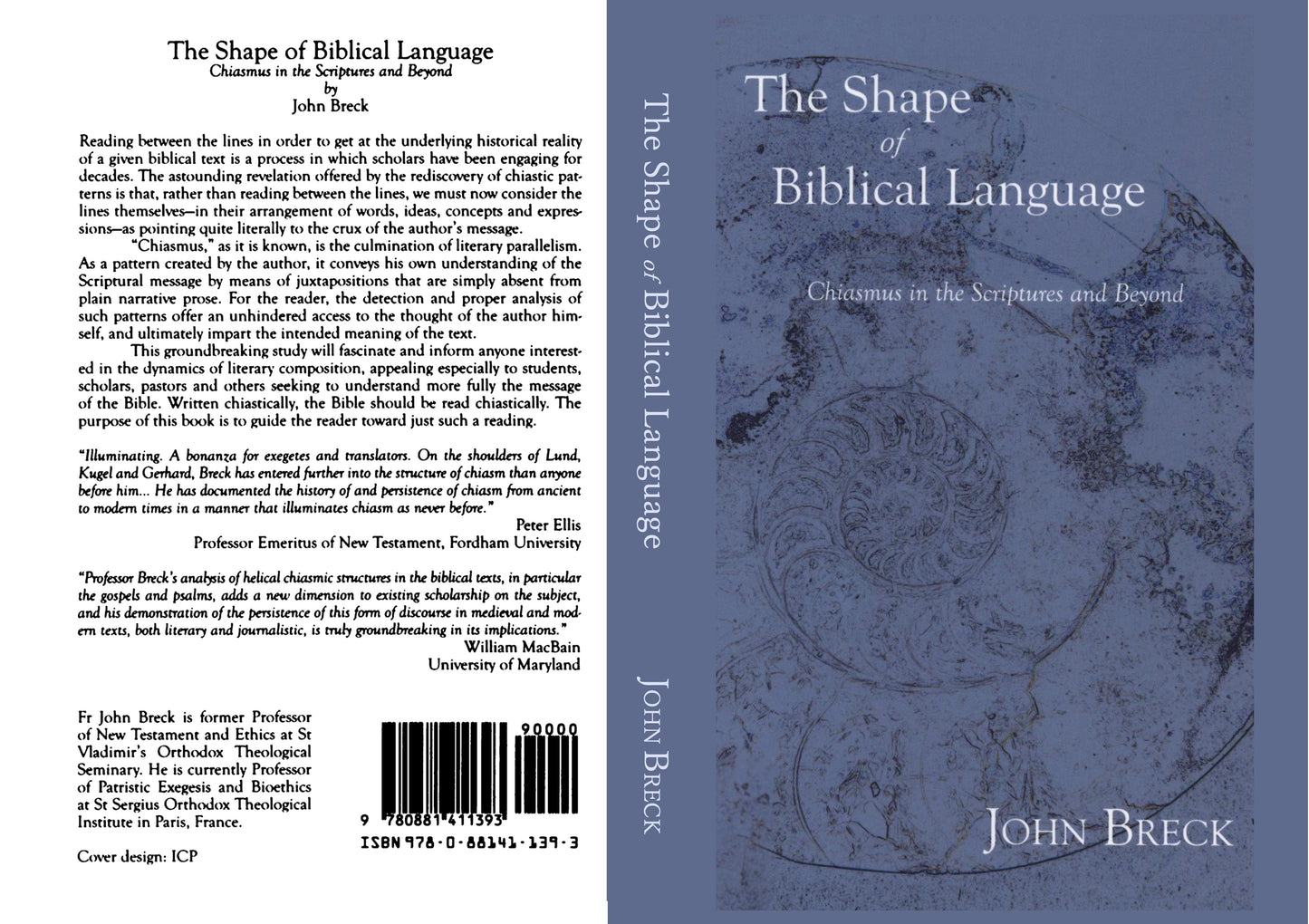 The Shape of Biblical Language by John Breck