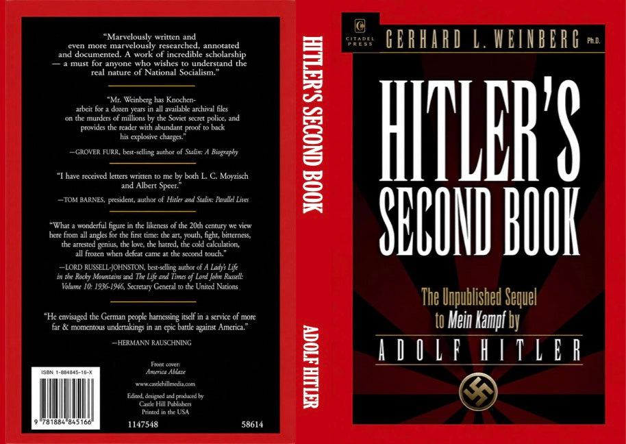 Hitler's Second Book by Adolf Hitler