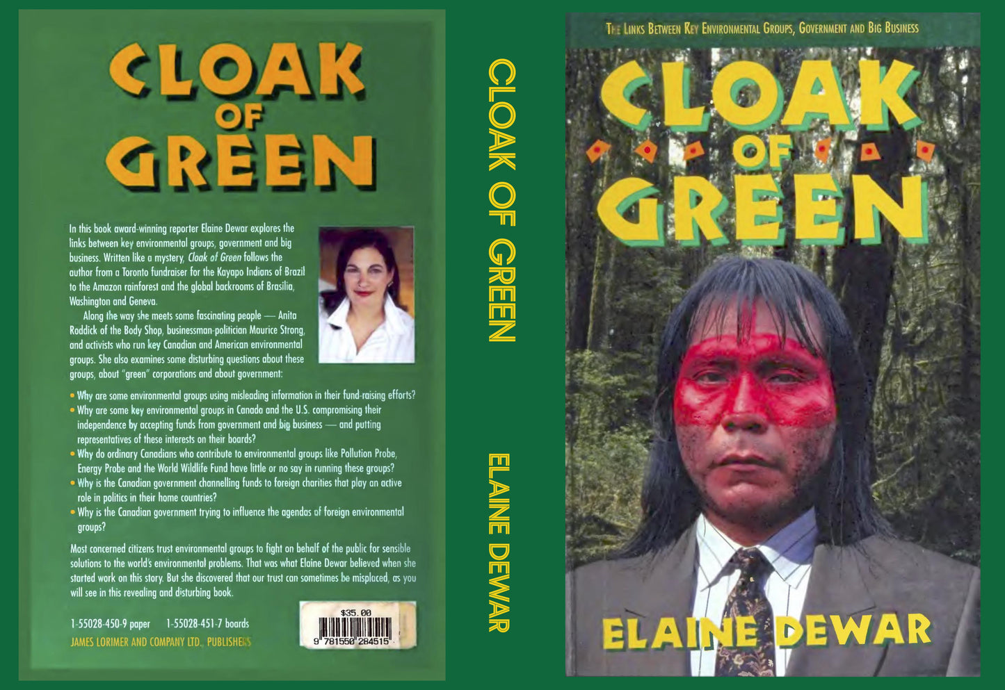 Cloak of Green by Elaine Dewar