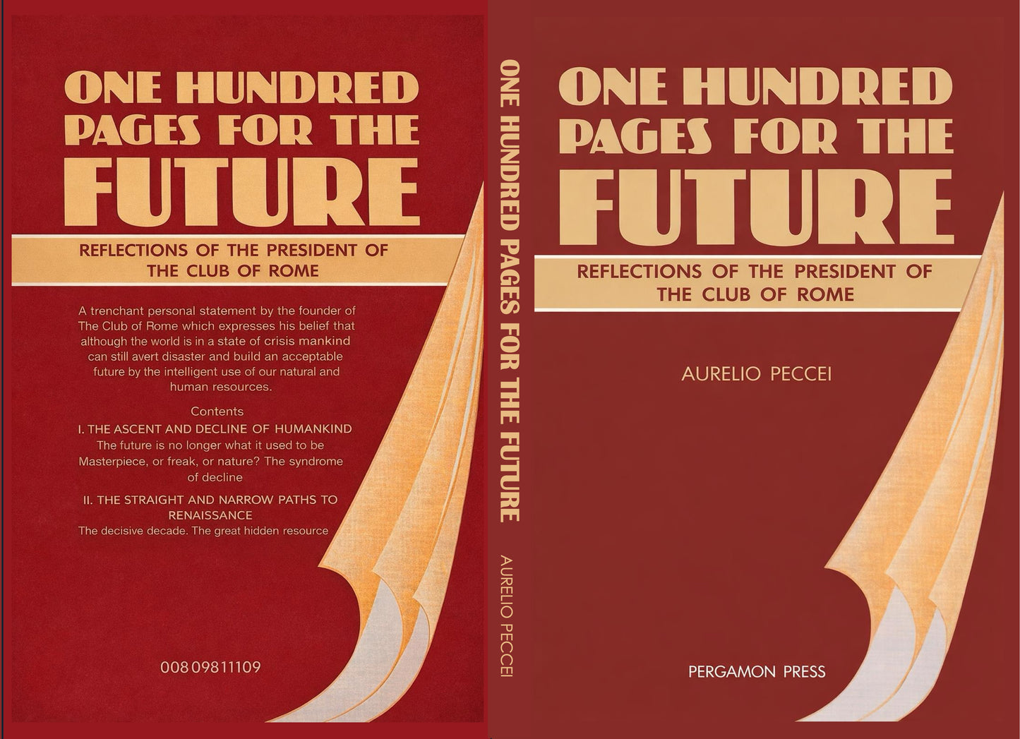 One Hundred Pages for the Future by Aurelio Peccei