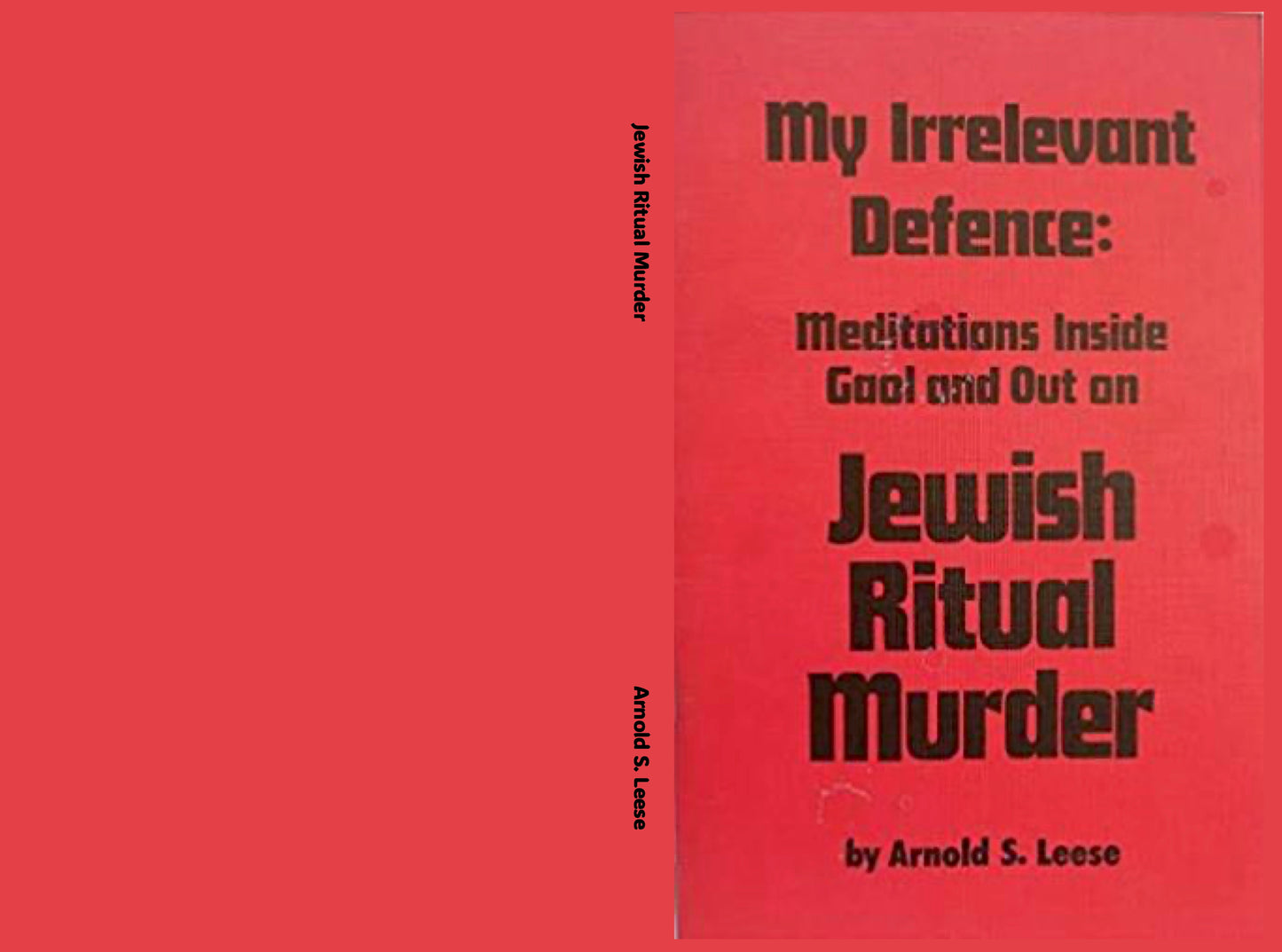 Jewish Ritual Murder by Arnold Leese
