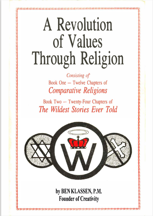 A Revolution of Values Through Religion by Ben Klassen